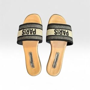 Forever Link Beige PARIS Slide Sandals